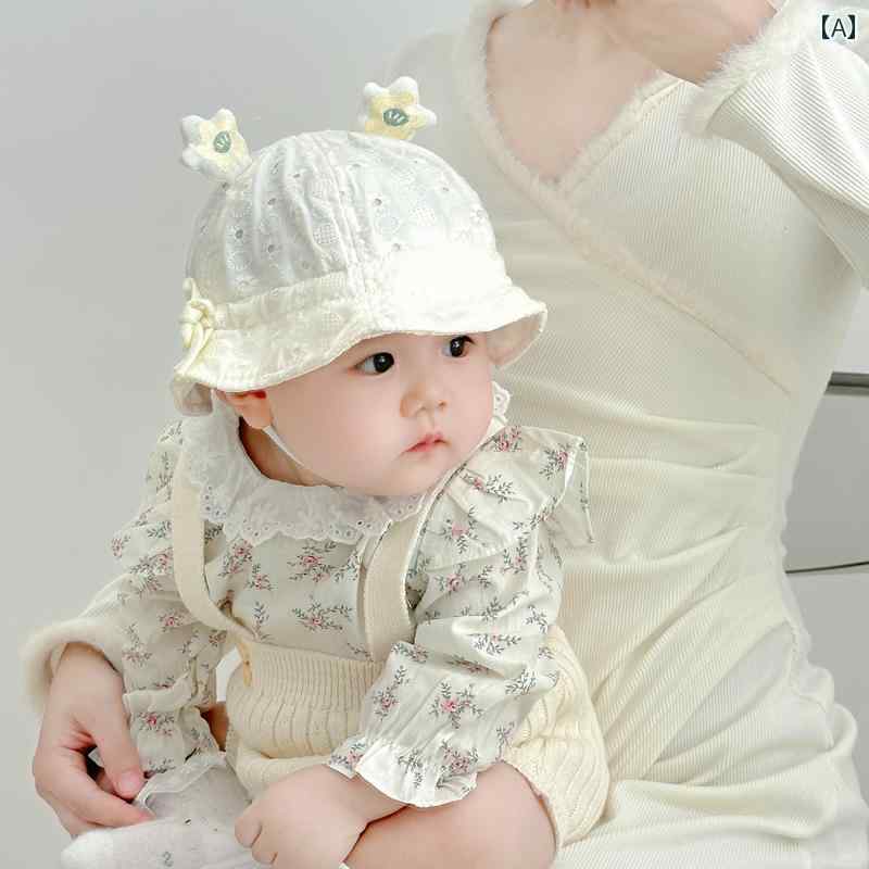 赤ちゃん用　帽子　かわいい ベビー 帽子 夏 春秋 サンハット 女性用 フィッシャーマン ハット 幼児用