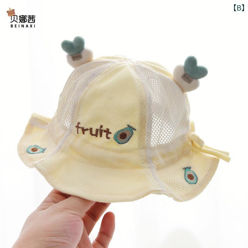 赤ちゃん用　帽子　かわいい ベビー 帽子 夏用 薄型 新生児用 胎児用 男の子 幼児 女の子 日焼け防止 サンハット 春秋