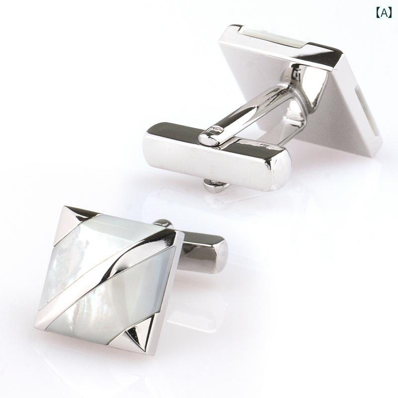 カフス ボタン シャツ Mashidu メンズ 軽量 高級 フレンチ シャツ カフスボタン マザーオブパール アゲ..