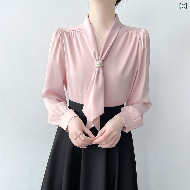 Allegra K レディース カジュアルベルベットブラウス カウルネック ランタンスリーブ トップス ダークグリーン XL