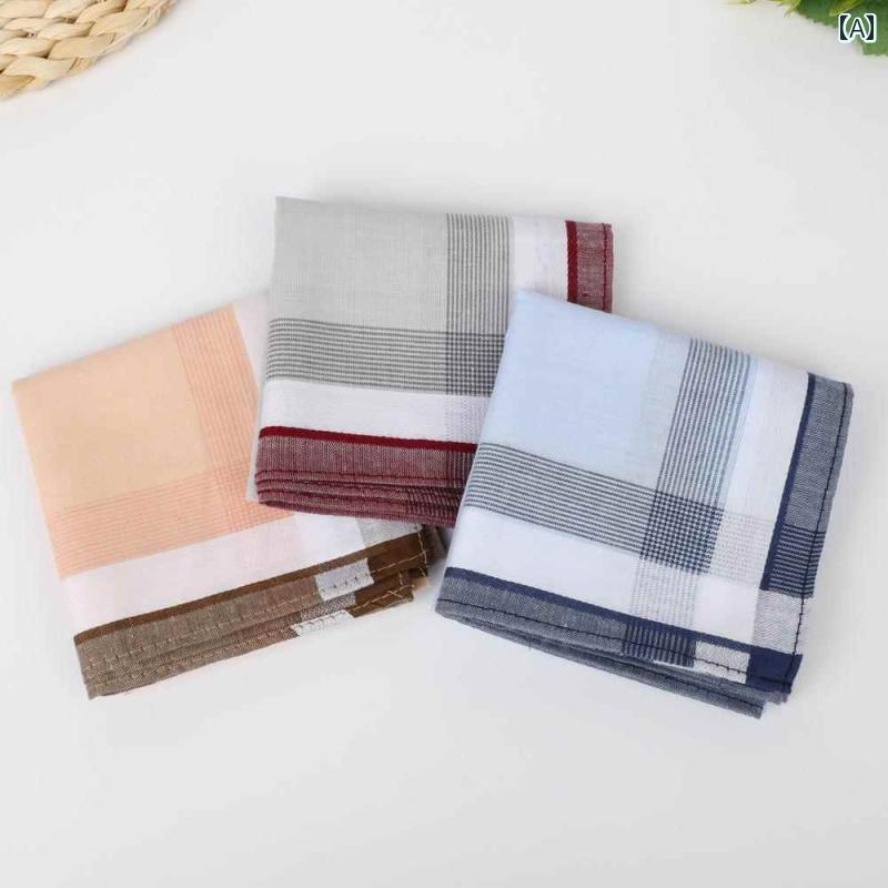 ハンカチ　ハンドタオル 高齢者用目 拭き ハンカチ レディース 男性用 綿 汗 小 四角 タオル 昔ながらの クラシック 取り
