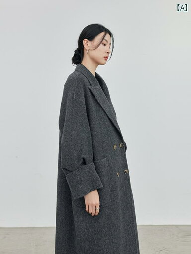 カーキ コート レディース チャラ モン チューリッヒ 冬 趙 麗 穎の同 型 キャメルヘアの ミドル 丈 ダブルフェイス ウール コート カーキ コート レディース チャラ モン チューリッヒ 冬 趙 麗 穎の同 型 キャメルヘアの ミドル 丈 ダブルフェイス ウール コート