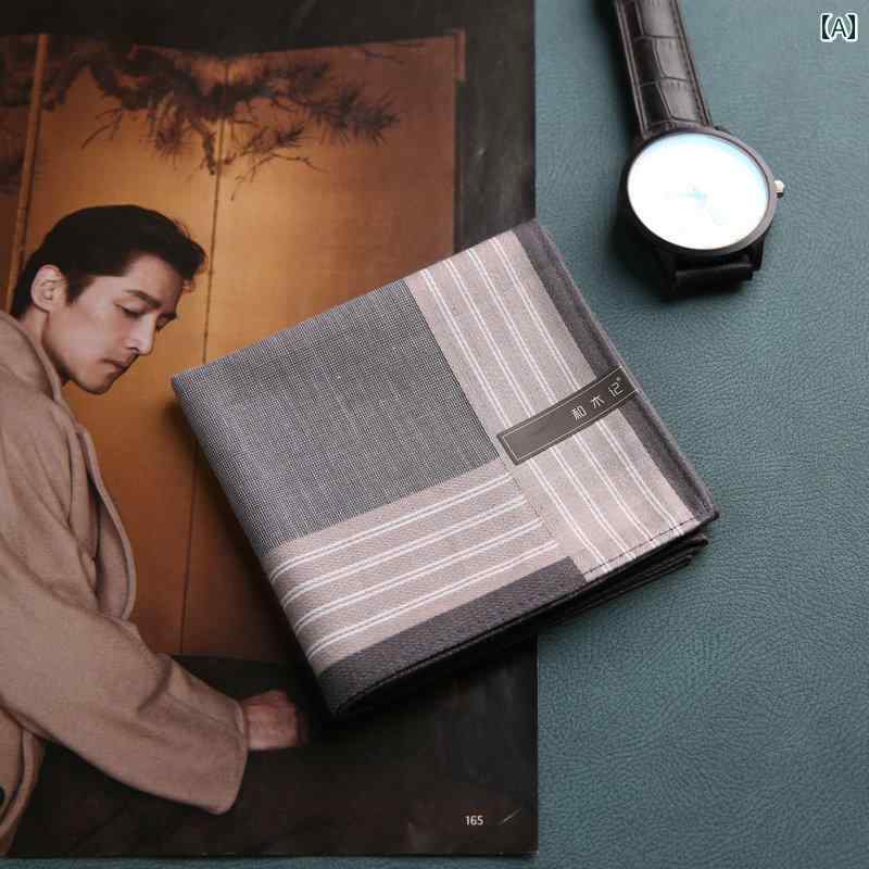 ハンカチ　ハンドタオル 和 杵 千 訓 高級 ハンカチ 綿 メンズ スクエアタオル 汗 吸収 拭き 携帯用 ソフト ギフト