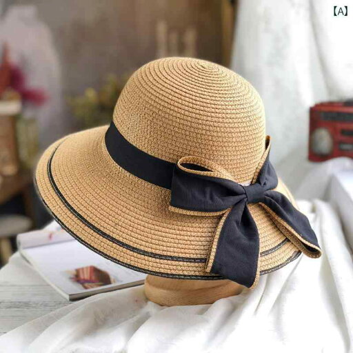 麦わら帽子 レディース かわいい の 麦わら 帽子の レディース 夏の さわやか 旅行 日焼け防止 サンハット 韓国 折りたたみ ビーチ 帽子 麦わら帽子 レディース かわいい の 麦わら 帽子の レディース 夏の さわやか 旅行 日焼け防止 サンハット 韓国 折りたたみ ビーチ 帽子