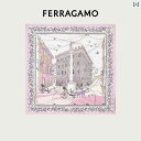 スカーフ おしゃれ レディース 【 24回 払い無 金利】 FERRAGAMO サルヴァトーレ フェラガモ レディース プリント マルベリー シルク 薄手 ソフ...