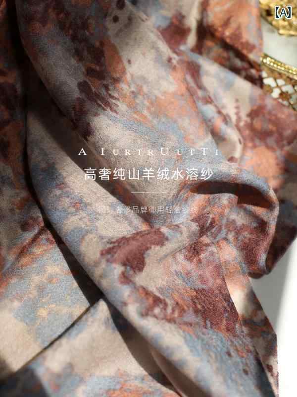 スカーフ　おしゃれ レディース AIU イタリアン 美学 水溶性 カシミヤ スカーフ 春夏 リング アウターウェア 日焼け防止 エアコン ショール