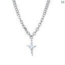 ネックレス メンズ ヒップ ホップ クロス ペンダント ネックレス メンズファッション ハイエンド メンズ 鎖骨 チェーン アクセサリー レディース