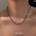 ネックレス メンズ ヒップ ホップ ヒップ ホップ チタン 鋼の 色あせ しない メンズ ネックレス レディースの スプライシング アメリカン ストリート 鎖骨...