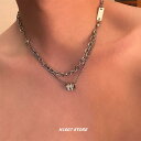 ネックレス メンズ ヒップ ホップ 二 層 スター スモール ウエスト 鎖骨 チェーン ボーイズ コールド スタイル レディース ネックレス ヒップ ホップ ハ...