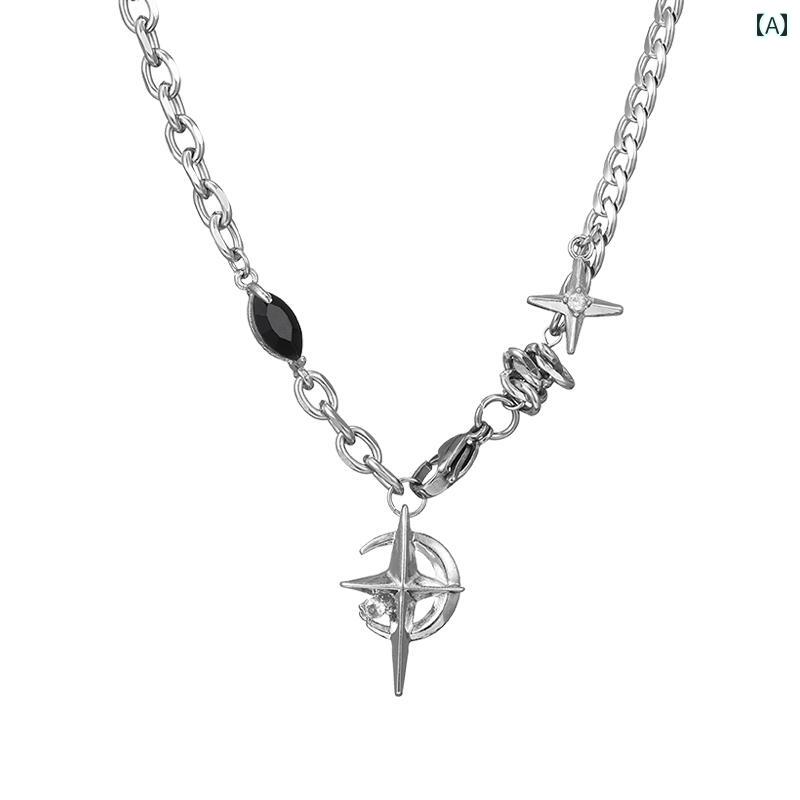 ネックレス メンズ ヒップ ホップ VOYAGE クロス メンズ 鎖骨 ネックレス メンズ ハイエンド チェーン ..