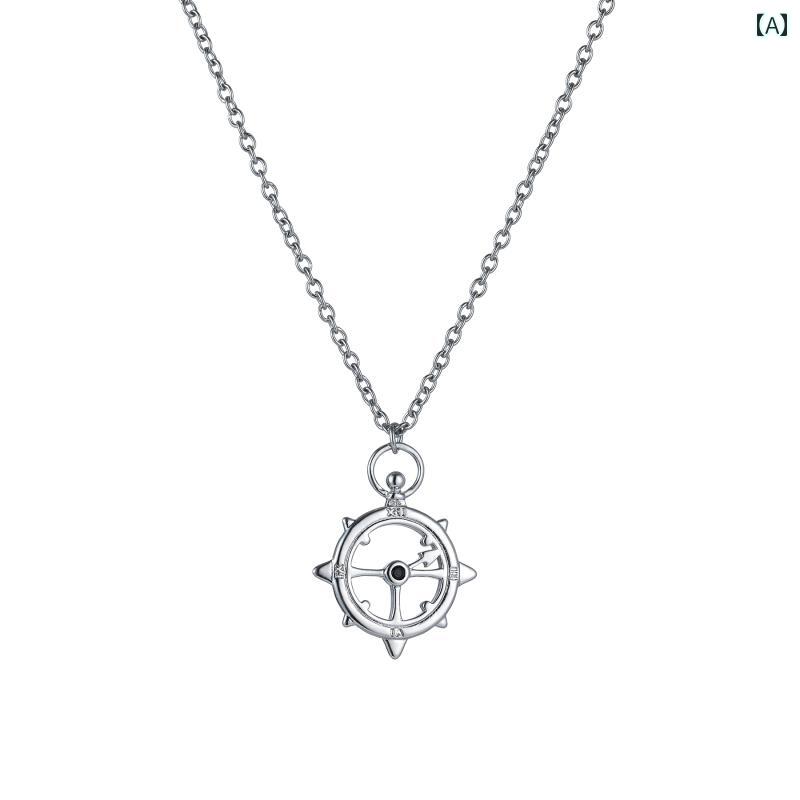 ネックレス メンズ ヒップ ホップ メンズ ネックレス イン スタイル ラダー ペンダント 秋冬 セーター ..