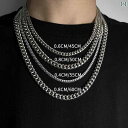 ネックレス メンズ ヒップ ホップ II ネックレス メンズ ヒップ ホップ レディース キューバ ファッション チタン 鋼 鎖骨 チェーン アクセサリー ハイ...