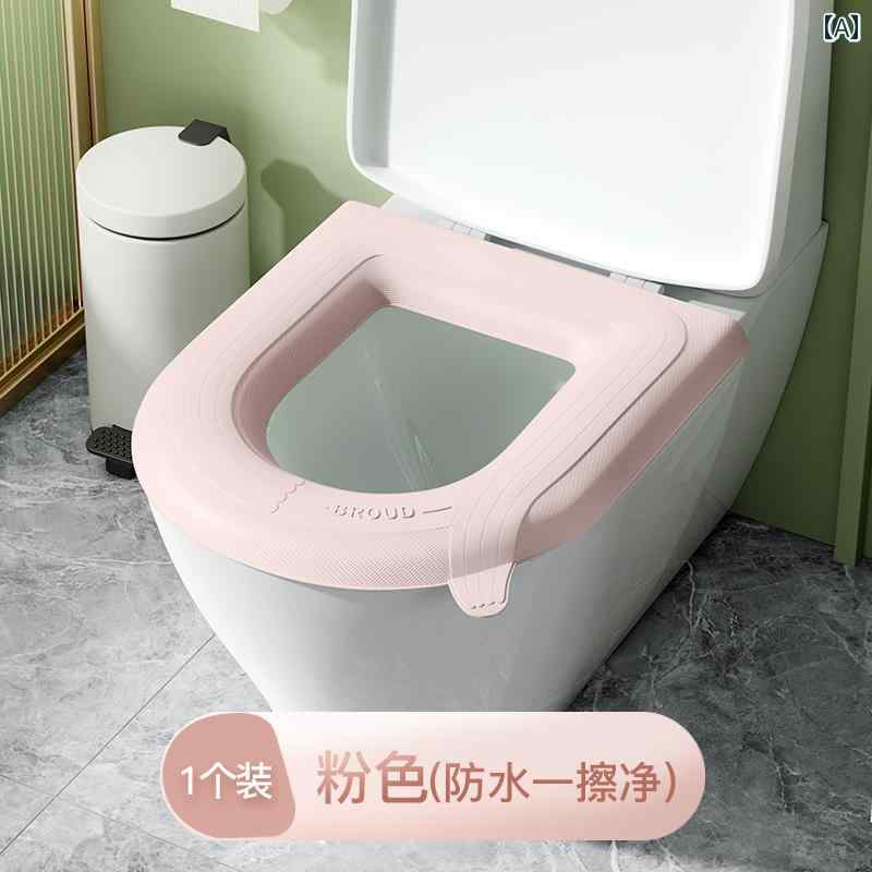 トイレ カバー 防水 トイレ シート クッション ユニバーサルトイレ カバー フォーム シリコン 秋冬に ..