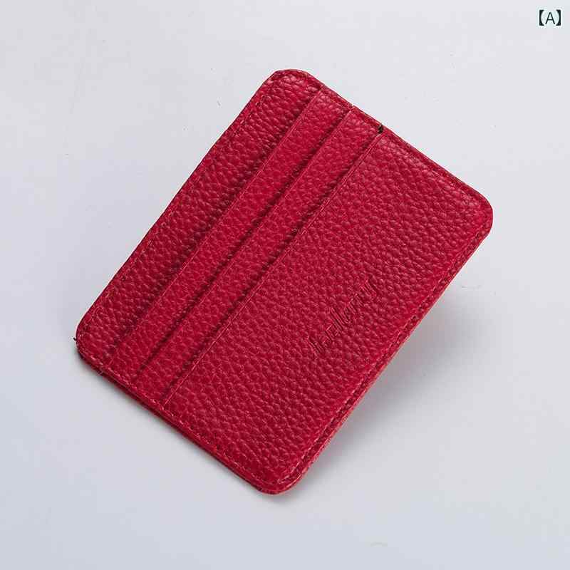 カードホルダー 小型 カードホルダー メンズ 薄型 ミニ ウォレット 運転 免許証 レザーケース バス クレジット レディース