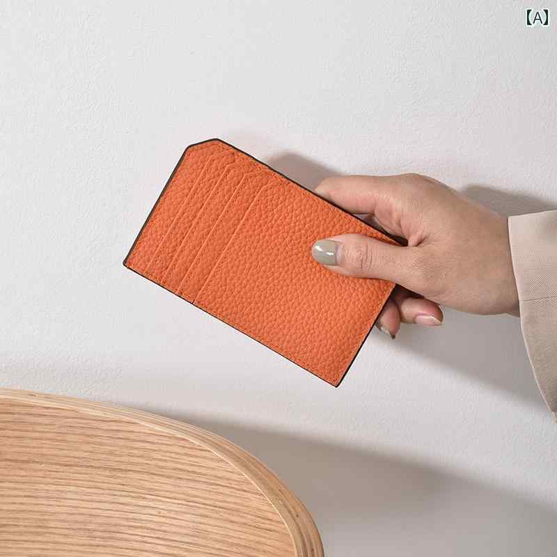カードホルダー 革 カード バッグ 薄型 メンズ レディースの 有名な 銀行 カードホルダー 第一層 牛革 ミニ 運転 免許証