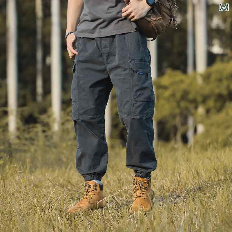 メンズ アウトドア スポーツ ハイキング メンズ アメリカン ロギング オーバー オール 春秋 アウトドア..