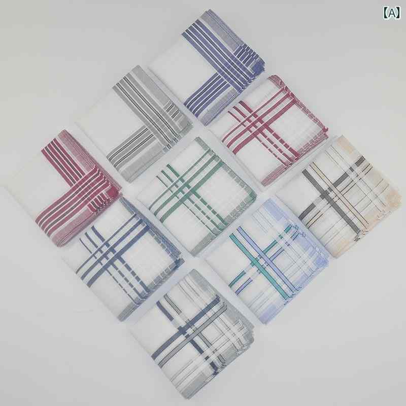 男性用 ハンカチ 古風 ハンカチ メンズ 綿 中年 高齢者 子供 婦人用