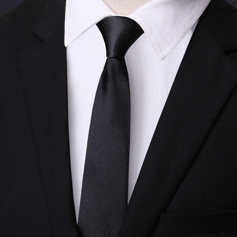 ネクタイ メンズ ブラック 手打ち結び イージータイ 韓国 ビジネス フォーマル 結婚式 5cm 女性用 紳士服