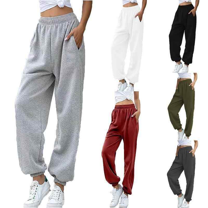 Ladies Wear - パンツ レディース 中腰 休闲 運動 百搭 束脚 家居 長ズボン 女性用 コットン ストレッチ 吸湿速乾 軽量 ブラック グレー 通勤 普段使い アウトドア