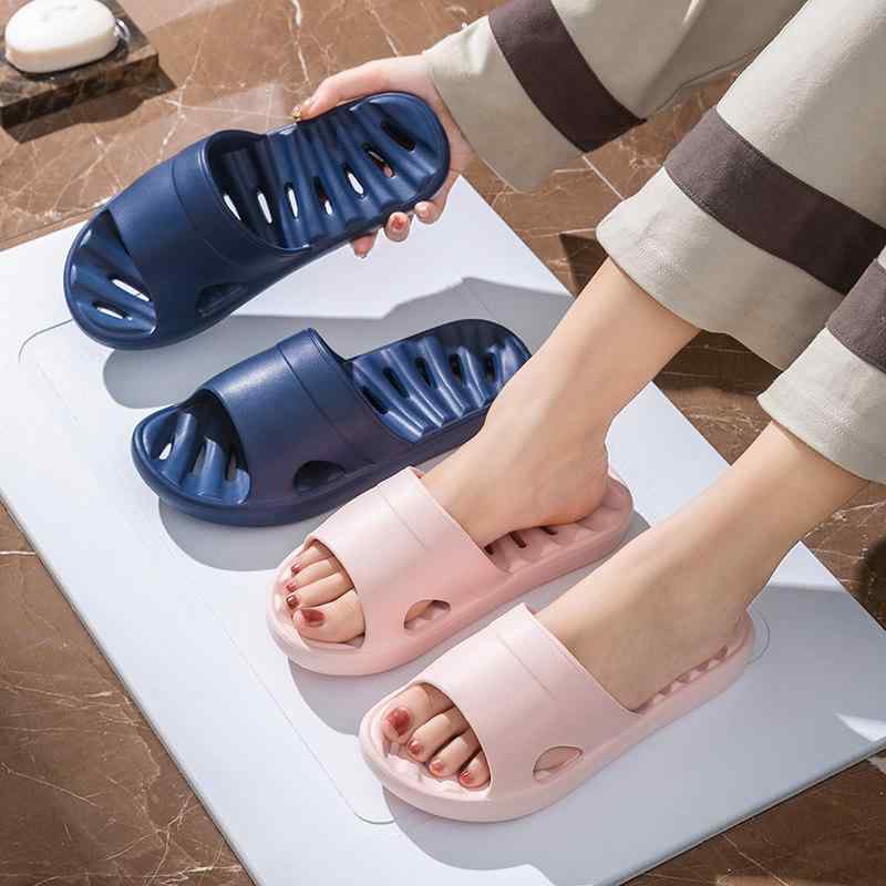 Rakuten - 浴室サンダル メンズ レディース 夏用 穴あき 通気性 排水機能 防滑 室内用 シャワー クッション性 軽量 柔軟素材