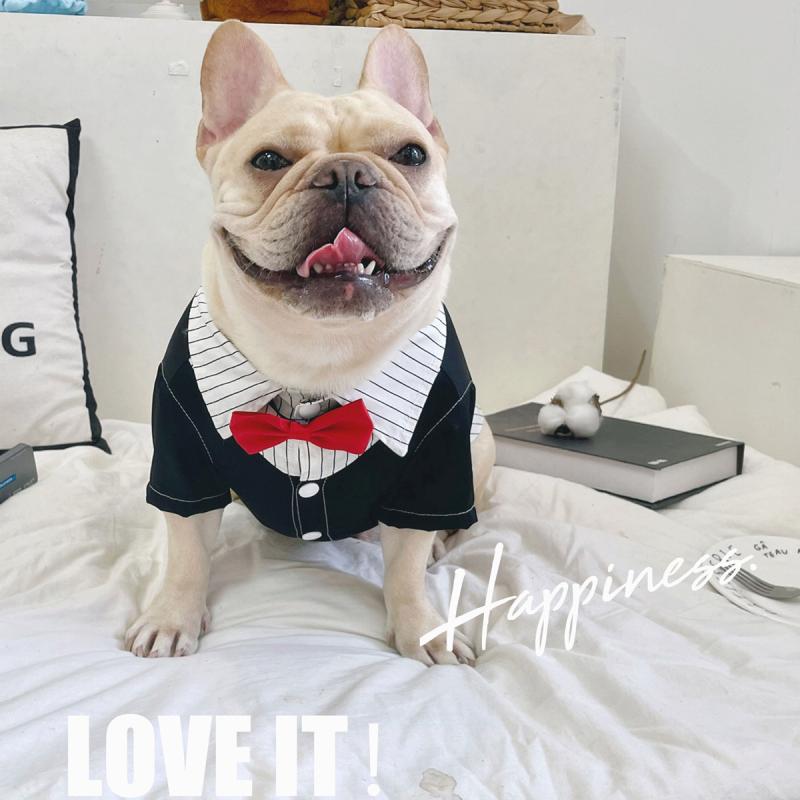 ペット服 犬猫用 スーツ ジャケット カジュアル 春秋 礼服 フォーマルウェア かっこいい スタイル 軽量 快適 日常使い