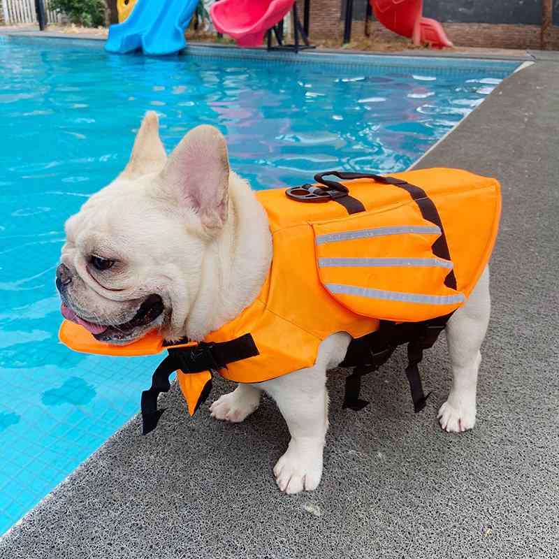 ライフジャケット 犬用 中小型犬 水遊び 夏用 浮力 防水 安全 プール 海 ビーチ かわいい 通気性 軽量 調整可能 ストラップ