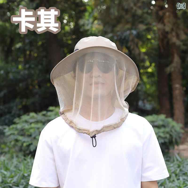 防蚊帽子 メンズ レディース アウトドア 登山 釣り用 日焼け防止 UVカット 防虫 ヘ...