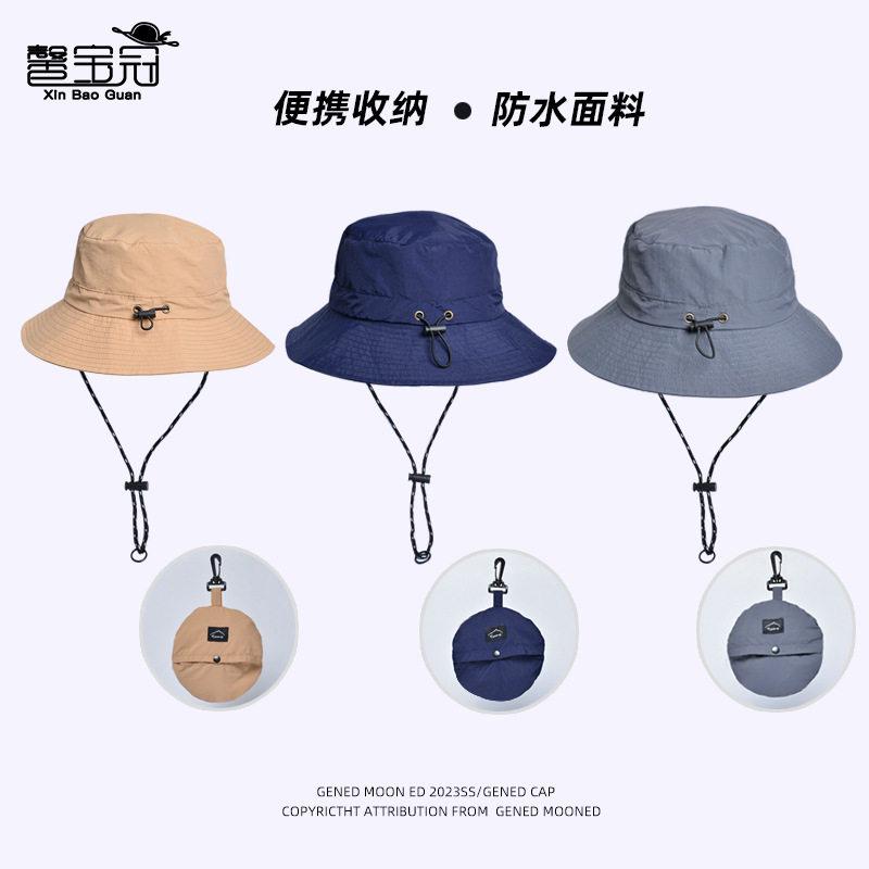 Rain Hat - フィッシャーマンハット 男女子供用 夏用 防水 折りたたみ式 アウトドア 釣り 登山 ハイキング 日よけ UVカット 防紫外線 コンパクト収納