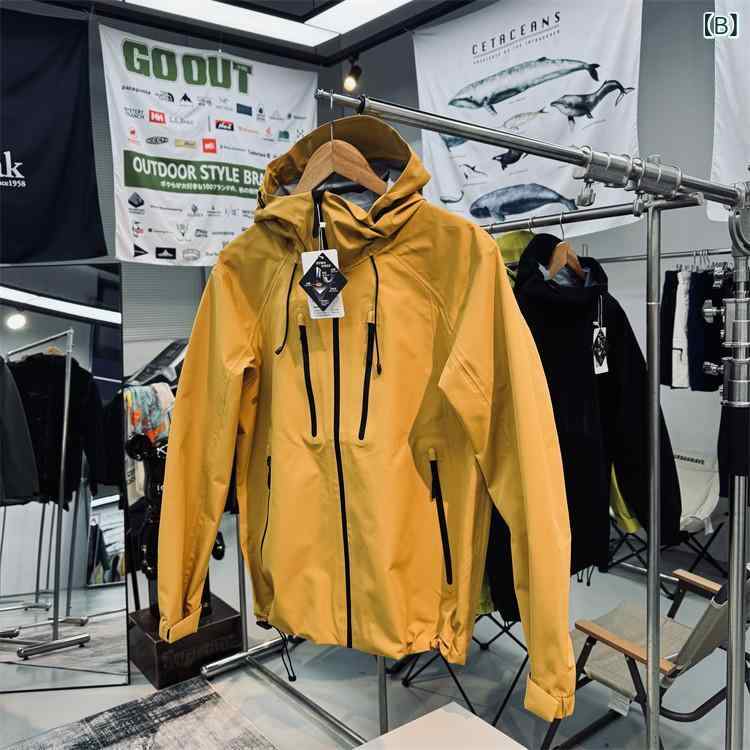 ジャケット ユニセックス アウトドア ハードシェル 防水 防風 通気性 耐摩耗 耐傷 登山用 ハイキング トレッキング 軽量 伸縮素材