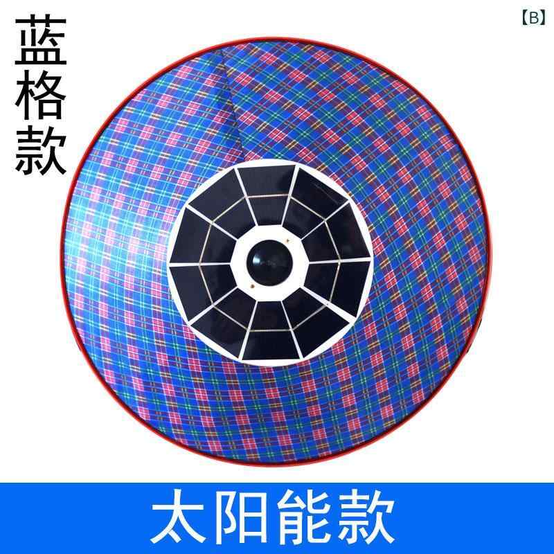 麦わら帽子 太陽光発電 扇風機付き 遮陽 防晒 防水 可充電 長時間持続 夏 アウトド...