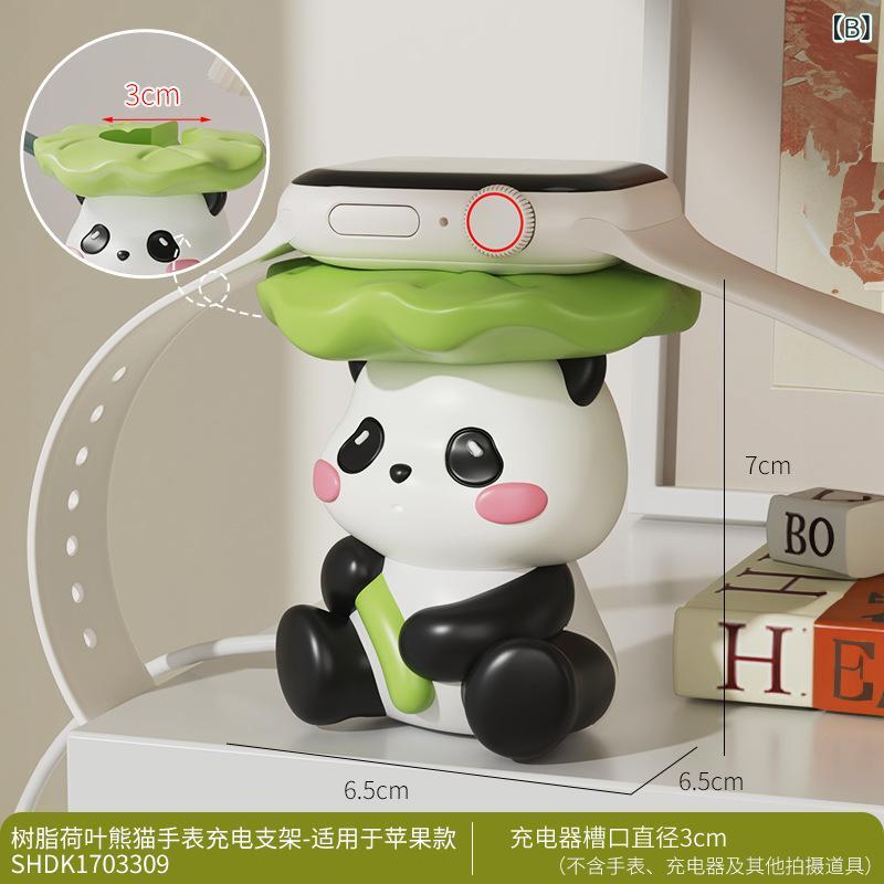 置物 レディース かわいい パンダ 腕時計 充電スタンド 卓上 収納 小物入れ 整理棚 ベッドサイド インテリア雑貨 スマホスタンド フィギュア おしゃれ キャラクター 飾り物 雑貨 癒しグッズ 多機能 収納ボックス 玄関 リビング 書斎 デスク周り 整 riverpaddy-11660439 リバーパディ サンプル画像3