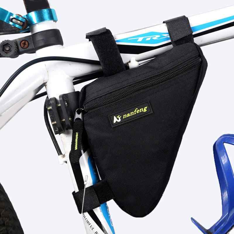 自転車 フレームバッグ ツールポーチ 軽量 ポータブル サイクリング アクセサリー 山地バイク ロードバイク 用 収納 ケース アウトドア 装備
