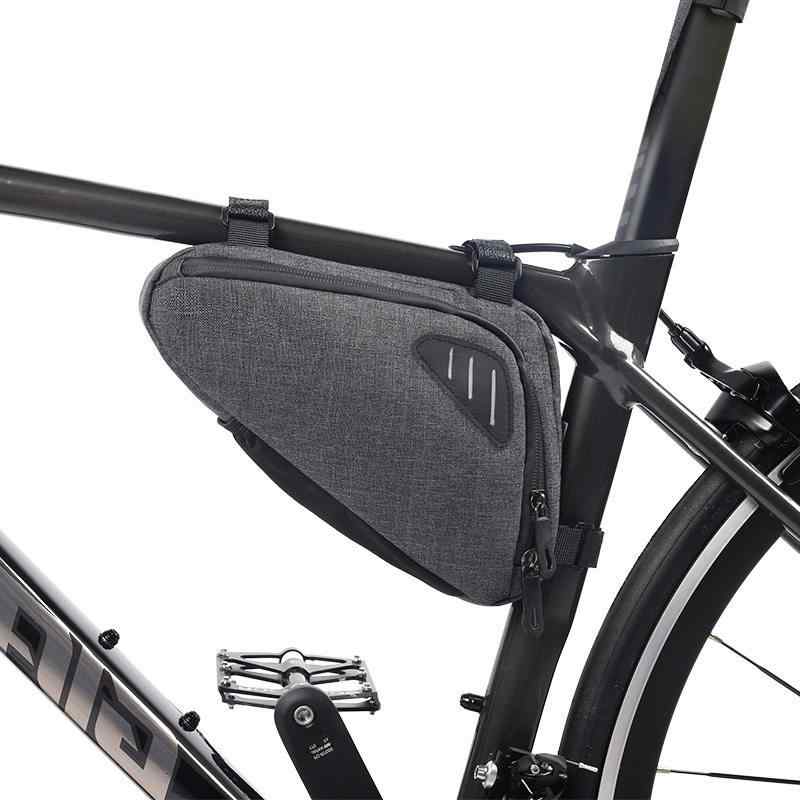 自転車 三角 バッグ ユニセックス 反射材 マウンテンバイク ツール ポーチ 下管 ポーチ サイクリング フレーム バッグ アウトドア 用途 軽量
