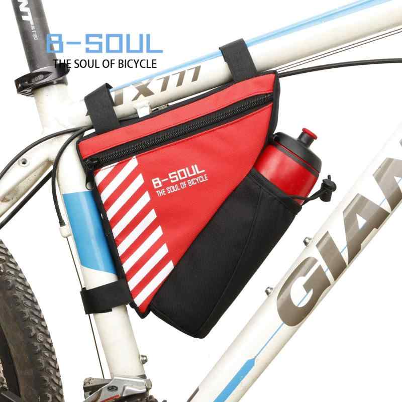 自転車バッグ フレームバッグ 三角バッグ 梁バッグ マウンテンバイク 水筒ホルダー フロントバッグ サドルバッグ トップチューブバッグ ツールポーチ サイクリングアクセサリー ライディングギア 収納便利 多機能 軽量 耐久性 アウトドア用 MTB対応