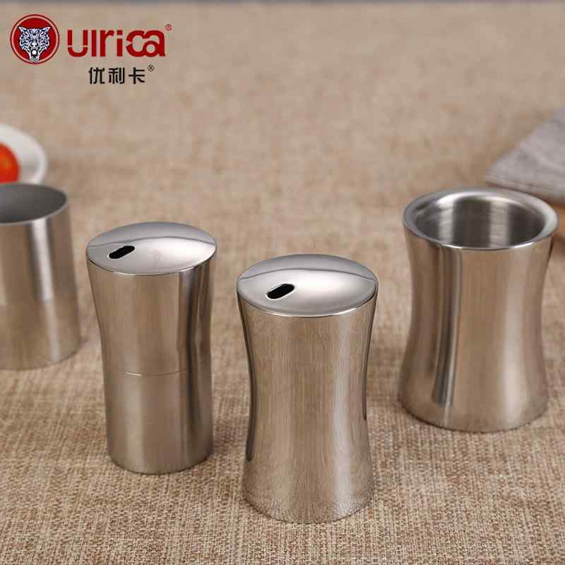 其它 食器 - 爪楊枝入れ ステンレス製 ポータブル 腰型 コンパクト 家庭用 キッチン雑貨 耐久性 衛生 ユニーク 形状 実用的 日常使い 収納便利 卓上用品