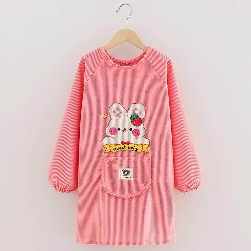 キッズ 秋冬 ダウンジャケット 保護エプロン ロング丈 汚れ防止 大きめサイズ 暖か 保温性 ベビー服 子..