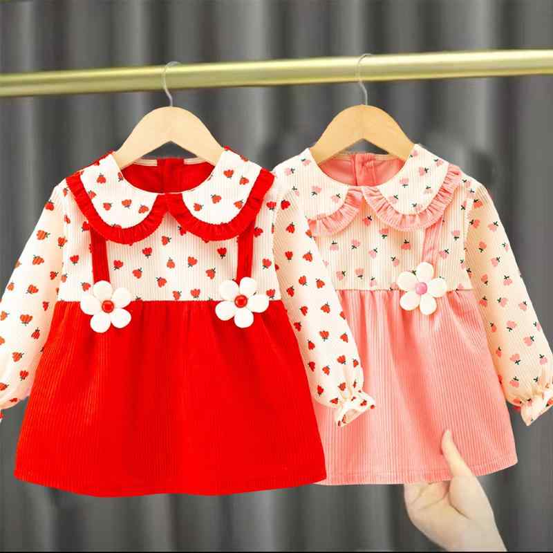 ベビーエプロン 女の子用 食事ビブ 防水 防汚 プリンセスドレス風 かわいい 秋冬 おしゃれ 逆着用 室内用 柔らかい素材