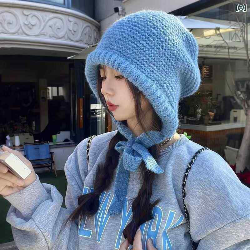 帽子 レディース 秋冬 暖か 耳当て ニット ...の紹介画像2