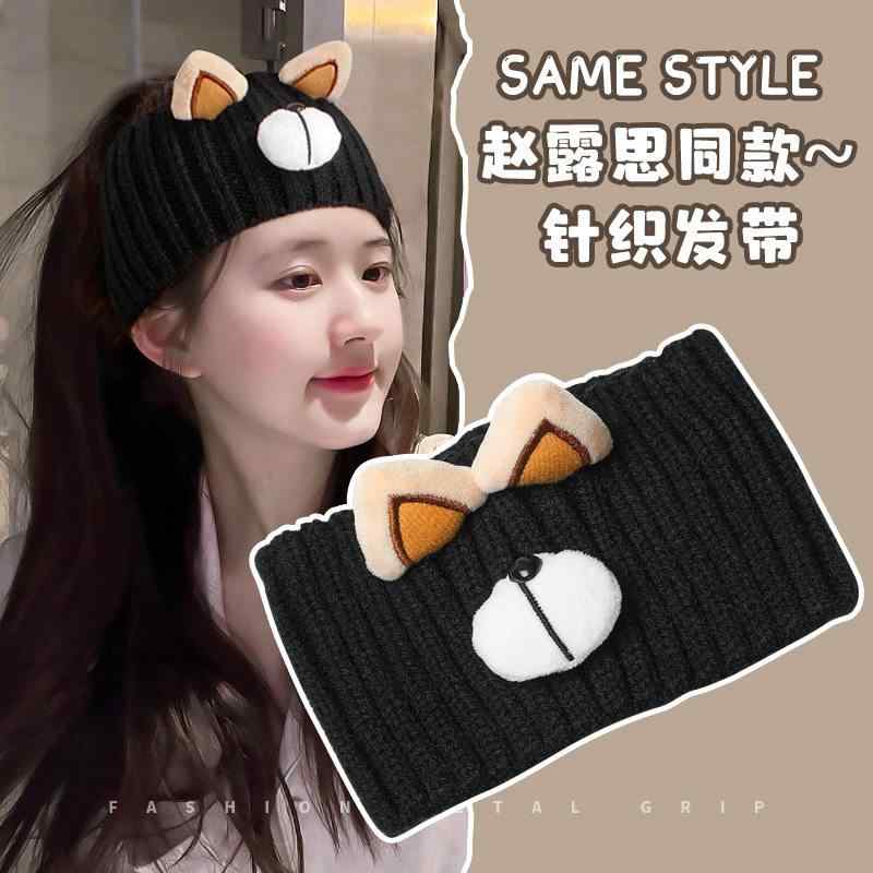 ヘアバンド かわいい 毛毛 カートゥーン スポーツ用 産後用 高弾力 ワイド 毛糸 ニット 伸縮性 軽量 普段使い ヘアアクセサリー 束髪 ヘアゴム