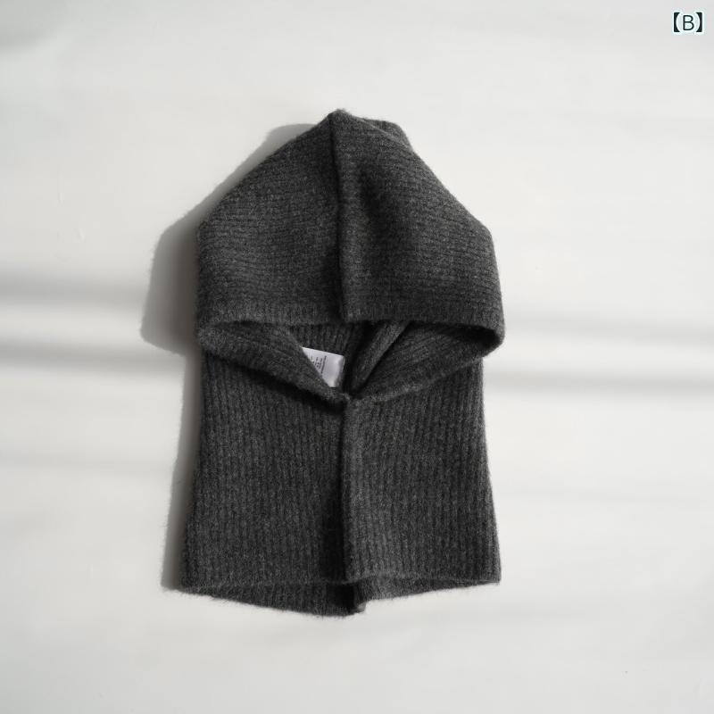 ニット帽 バラクラバ 保暖 ウール ヤク毛 混...の紹介画像3