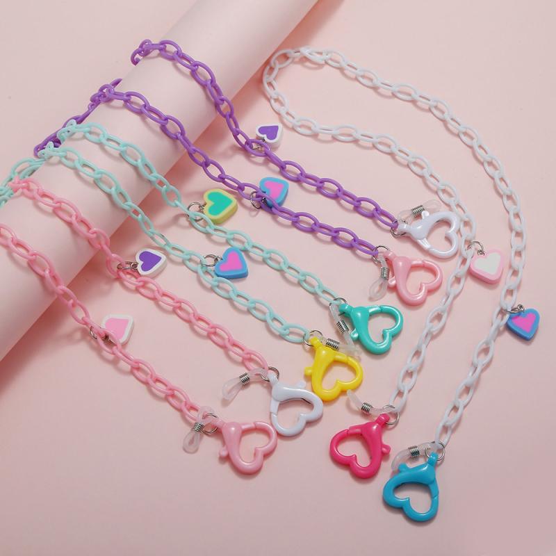 Other - 眼鏡チェーン レトロ アクリル レジン ストラップ マスクチェーン ネックチェーン アクセサリー 軽量 日常使い かわいい