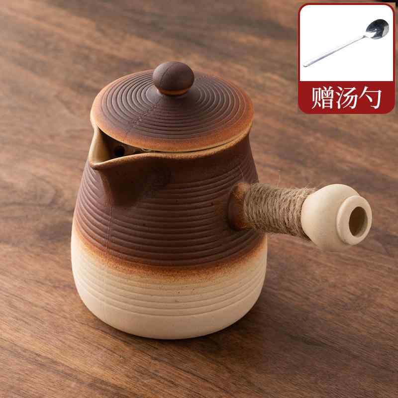 囲炉裏茶セット 蓋付き 薪焼き壺 電気陶器ストーブ 煮茶 ミルク温め 焼き茶 陶器製 家庭用 温茶 機能付き コンパクト