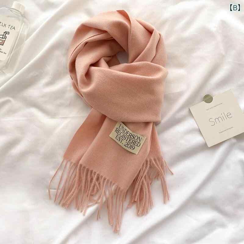 レディース 冬用 厚手 風 ストール ショール マフラー 無地 暖か 保暖 高級感 スタイリッシュ ベーシック 防寒 ファッション