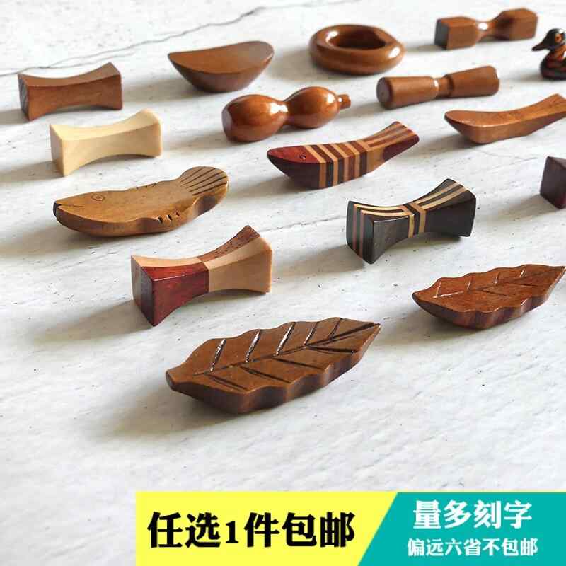 Rakuten - 木製 箸置き 木 スプーン立て 筆立て キッチン雑貨 デスクオーガナイザー インテリア小物 ダイニングアクセサリー 木質クラフト
