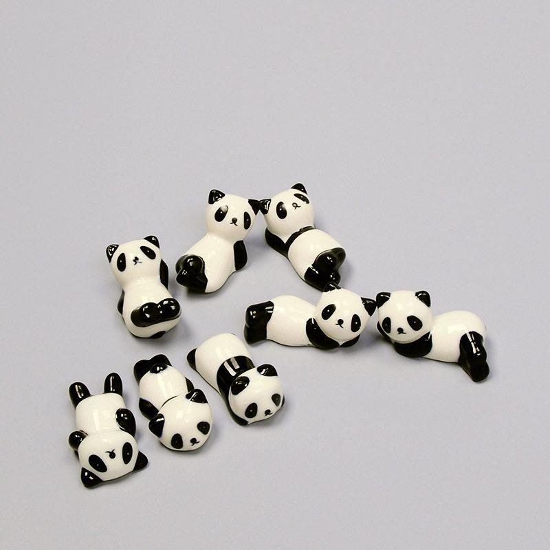箸置き 陶器 パンダ かわいい 形状 食卓 飾り 日用品 アクセサリー