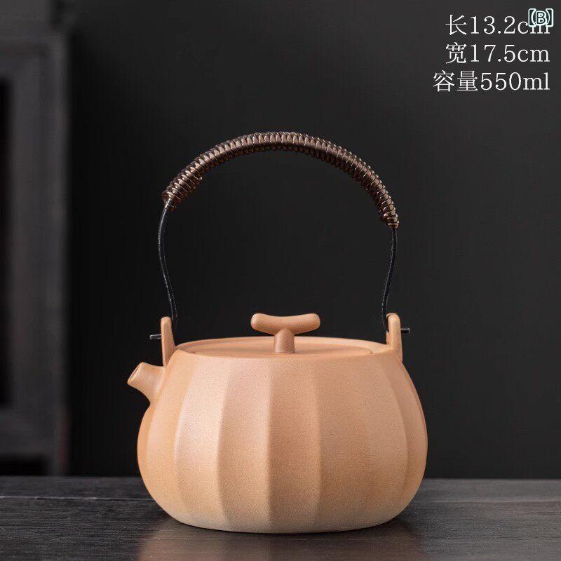 温茶炉 粗陶製 小型火炉 ろうそく囲炉裏 煮茶底座 保温陶器缶 壺型容器 提香器 茶葉焙煎炉 ミルク温め罐 伝統茶器 家庭用 暖かみ素材 煮込み機能