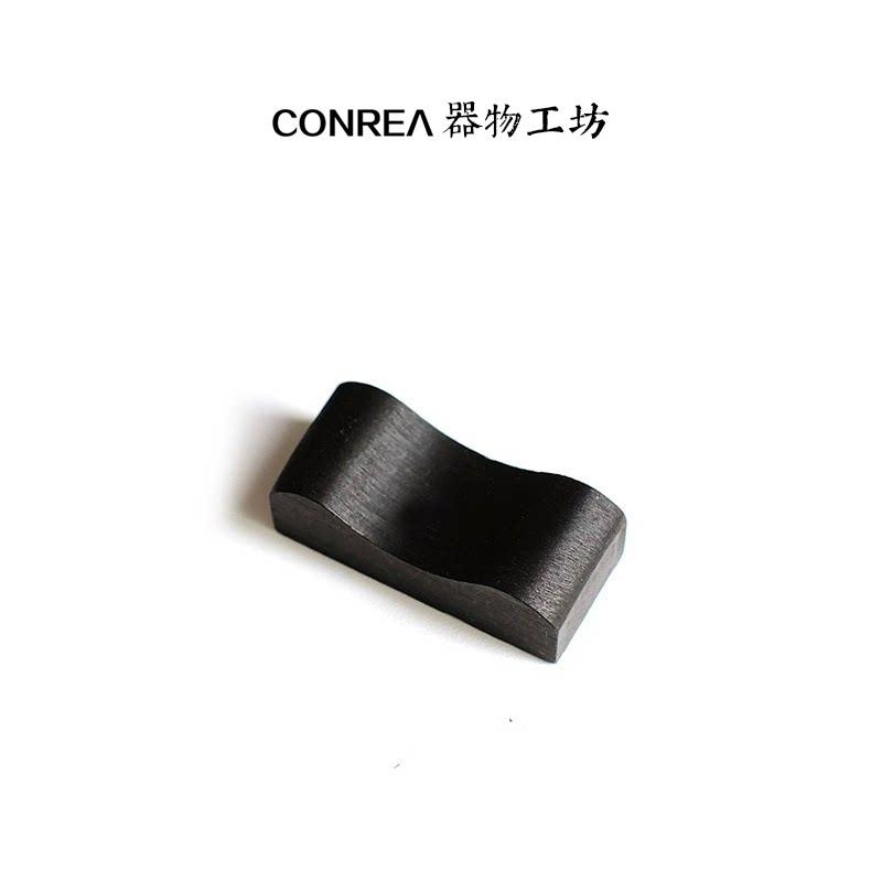 箸置き 黒檀木 中華風 高級感 実木 黒色 業務用 食卓用 木製 耐久性 洗練