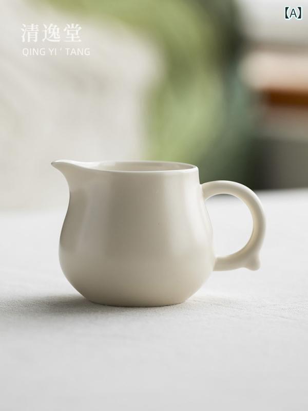 陶器製 ラテアート用 尖嘴カップ 小型ミルクポット コーヒーミルクカップ ミルクジャー ミルクポット コーヒー器具 セット 耐久性 日常使い