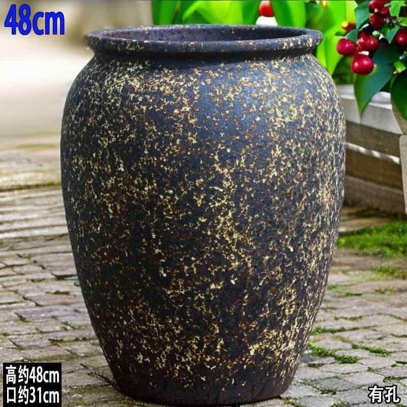 陶器 植木鉢 屋外用 景観 フロア 大型 極楽鳥花 キンモクセイ リュウケツジュ 野菜栽培 ガーデニング ..