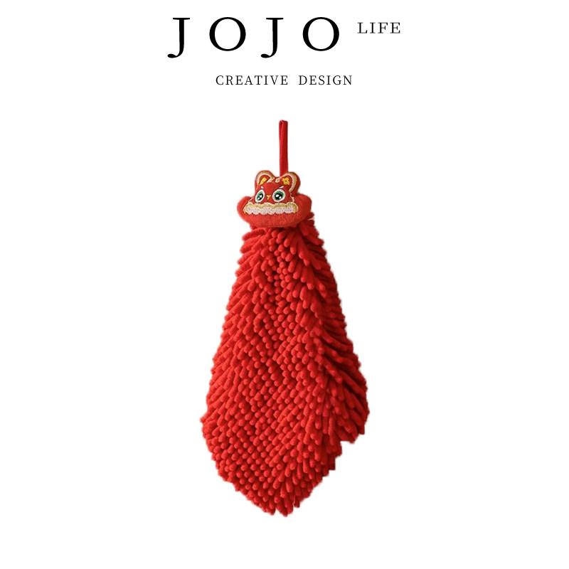 Mini Towels - ハンドタオル 吊り下げ式 高吸水 厚手 赤 お祝い用 慶事 キッチン用 日常使い 速乾 綿素材 耐久性 ギフト向き